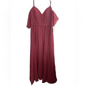 HELLO GORGEOUS LONG FLARED EVENING DRESS, Sz 18